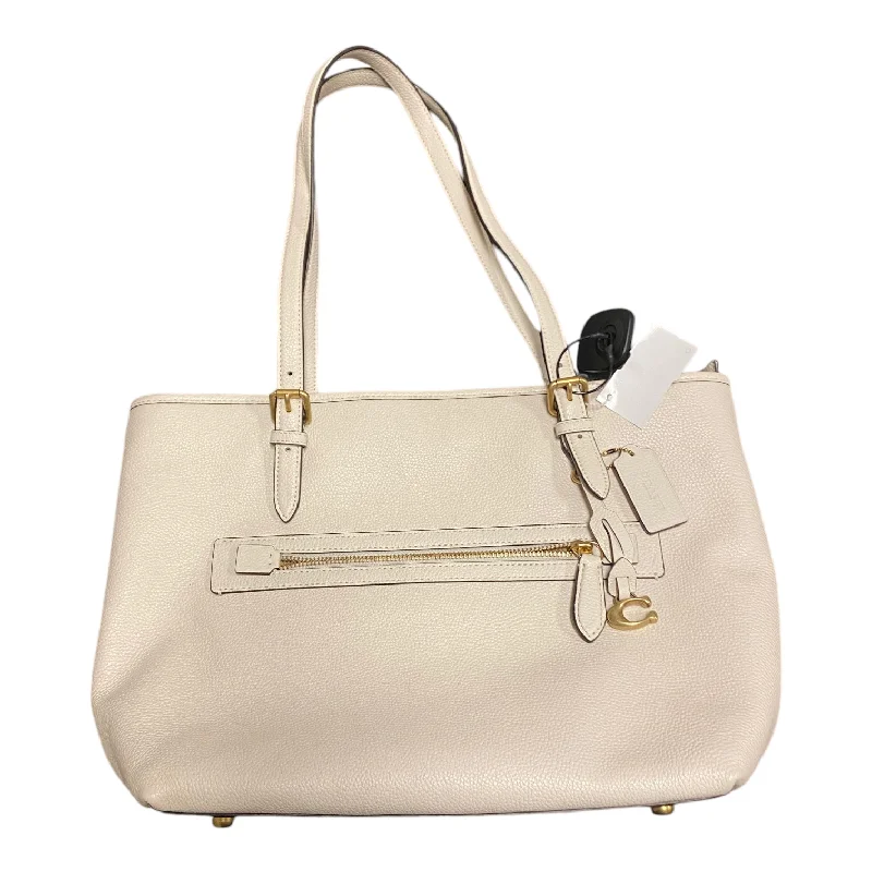 Ladies Coach Rogue bags with a star - shaped charm for a playful touchHandbag Designer By Coach, Size: Large