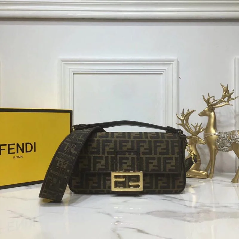 Small - sized Fendi crossbody bags in smooth calfskin leather for a compact and stylish carryBC - FENDI BAGS - 823