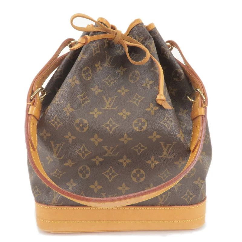 Louis Vuitton bags with a zip - around closure for enhanced securityLouis Vuitton Monogram Noe Shoulder Bag Hand Bag M42224