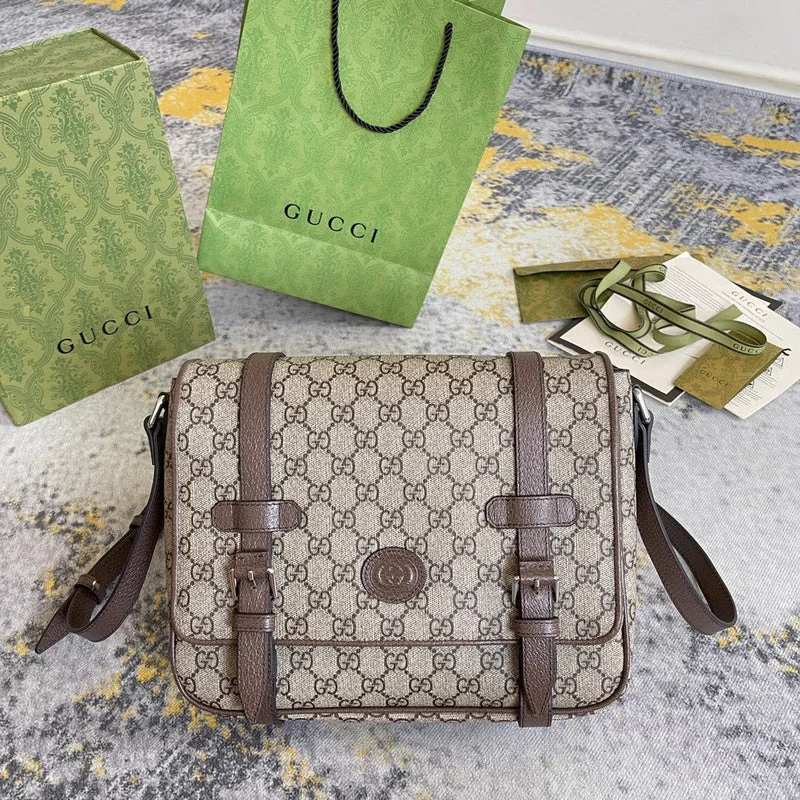 Women Gucci bags with a snap - button closure and a decorative charmBC - GUCCI BAG - 1625