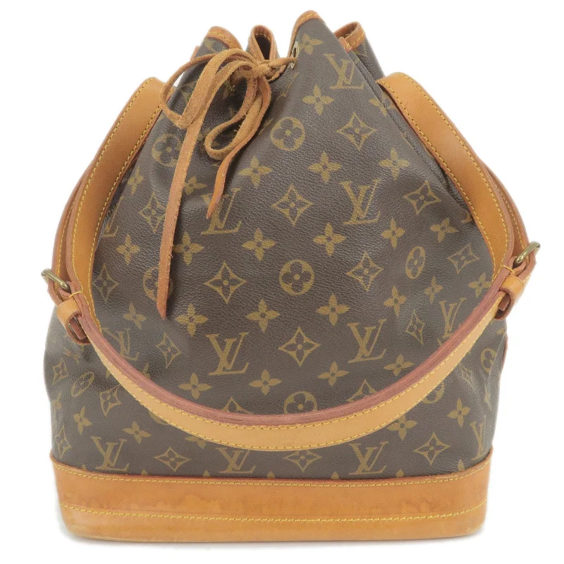 Ladies Louis Vuitton Petite Malle bags with a star - shaped charm for cutenessLouis Vuitton Monogram Noe Shoulder Bag Hand Bag M42224