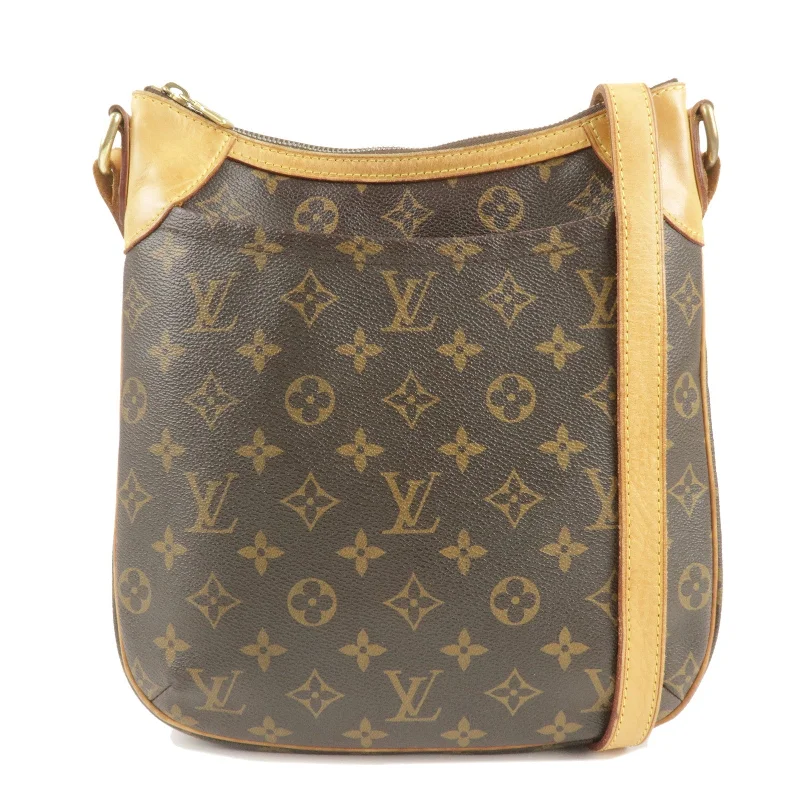 Louis Vuitton tote bags with a spacious interior and multiple pocketsLouis Vuitton Monogram Odeon PM Shoulder Bag Brown M56390