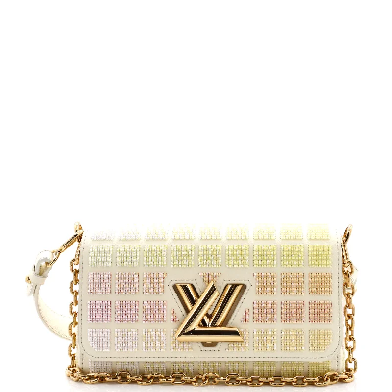 Twist West Handbag Beaded Damier