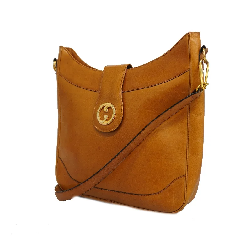 Gucci Marmont bags for women with a contrast - colored interiorGucci Shoulder Bag Old Gucci Women's Leather Shoulder Bag Brown