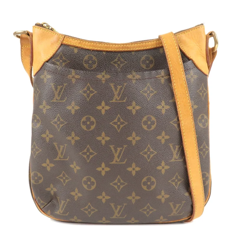 Louis Vuitton bags with a front - zip pocket for small items like keysLouis Vuitton Monogram Odeon PM Crossbody Shoulder Bag M56390