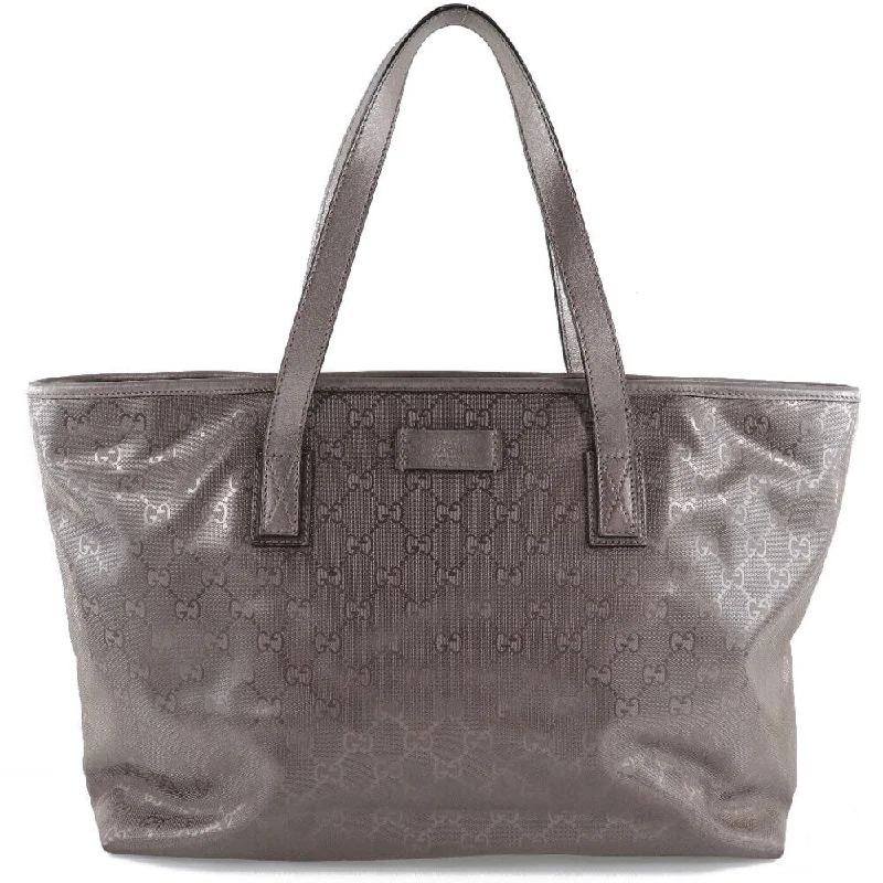 Women Gucci Sylvie bags featuring the signature web stripeGucci Gg Implementation Tote Bag Silver