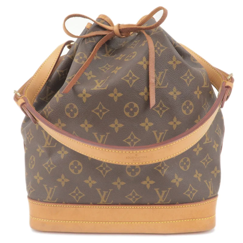 Louis Vuitton handbags with a metal - framed clasp for durabilityLouis Vuitton Monogram Noe Shoulder Bag Hand Bag M42224