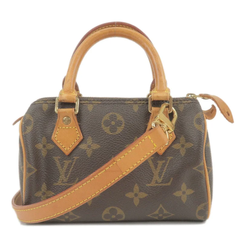 Louis Vuitton Alma bags featuring the signature top - handle designLouis Vuitton Monogram Mini Speedy Shoulder Bag Boston Bag M41534