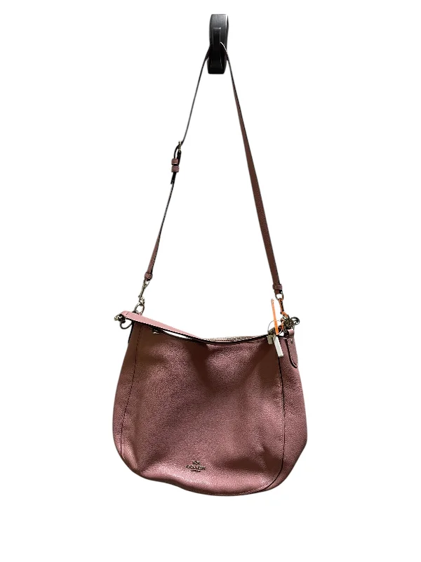 Coach Borough bags with a structured silhouette and a magnetic - snap closureHandbag Designer By Coach, Size: Medium