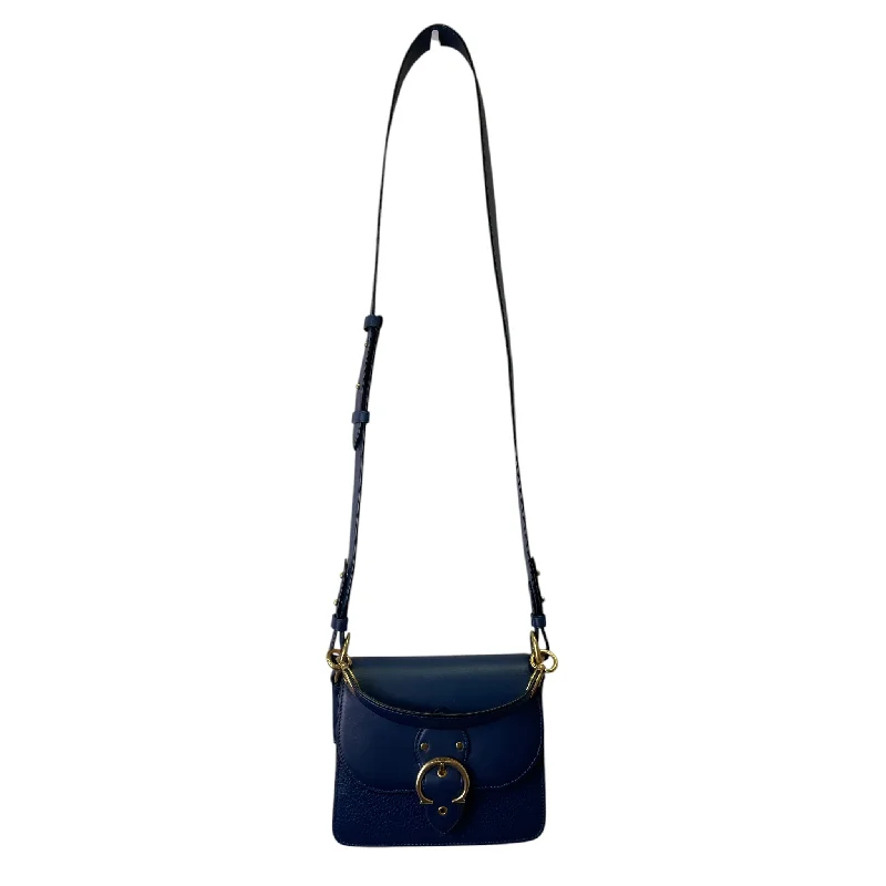 Ladies Coach shoulder bags with a tassel - decorated zipper for added charmCrossbody Designer By Coach In Blue, Size:Small