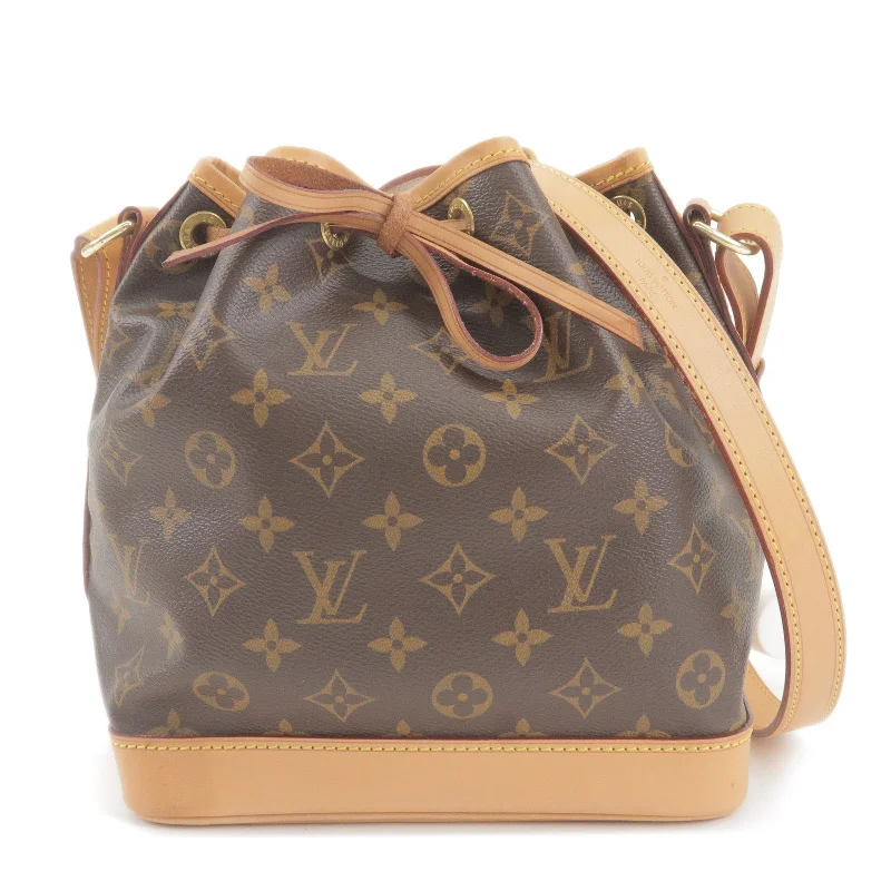 Louis Vuitton handbags with a beaded trim for a touch of glamourLouis Vuitton Monogram Noe BB Shoulder Bag Hand Bag M40817