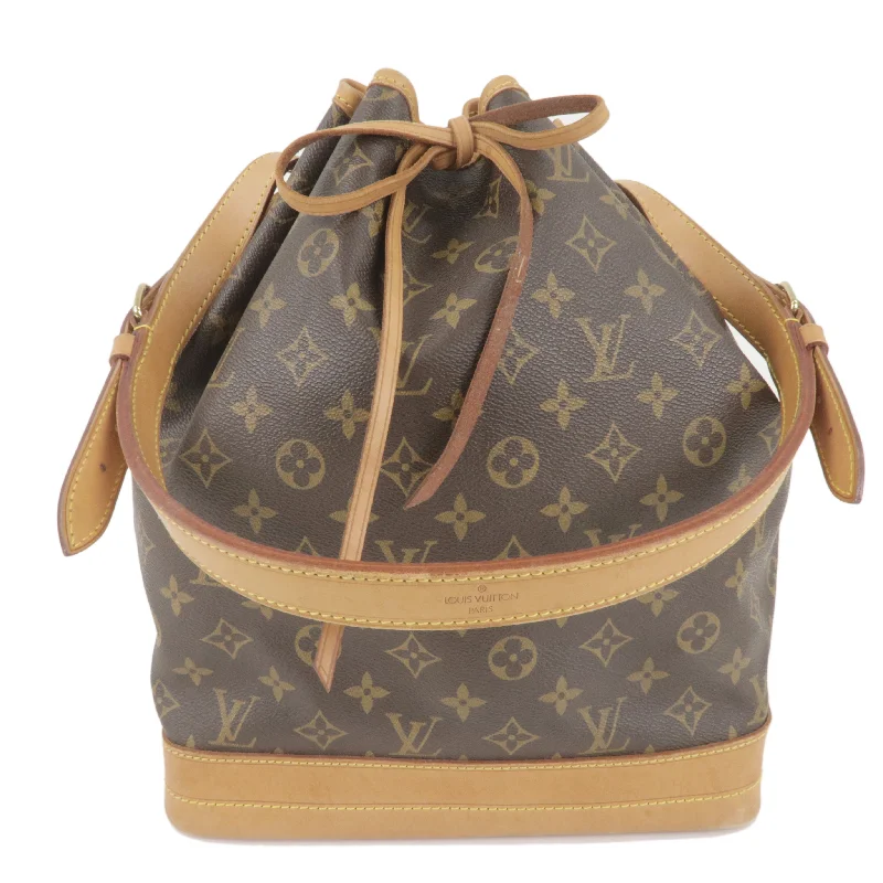 Louis Vuitton Twist bags with a contrast - colored interior for visual interestLouis Vuitton Monogram Noe Shoulder Bag Hand Bag Brown M42224