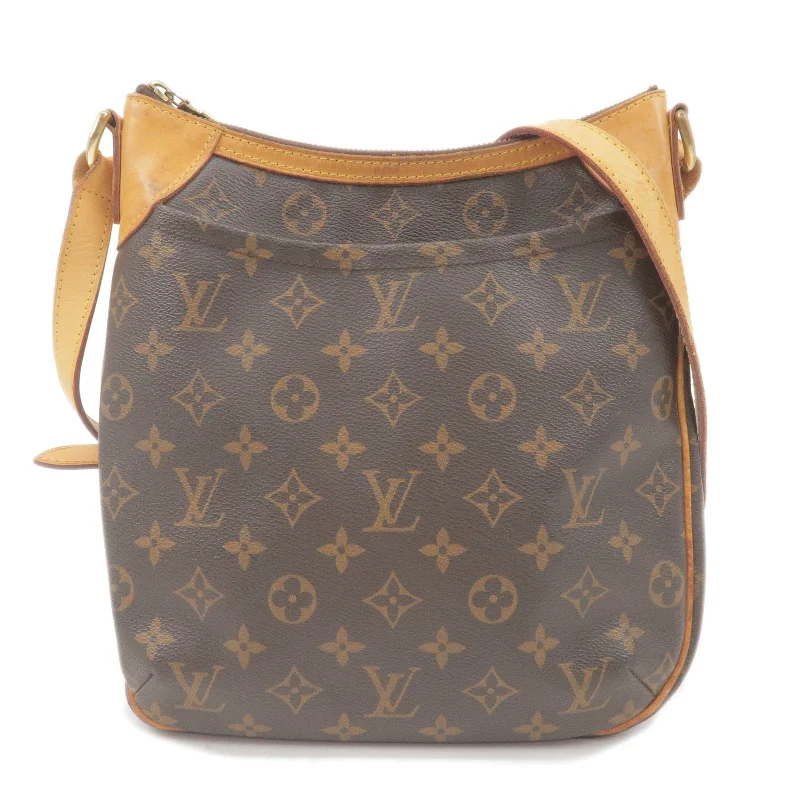 Louis Vuitton handbags with a beaded trim for a touch of glamourLouis Vuitton Monogram Odeon PM Shoulder Bag Brown M56390