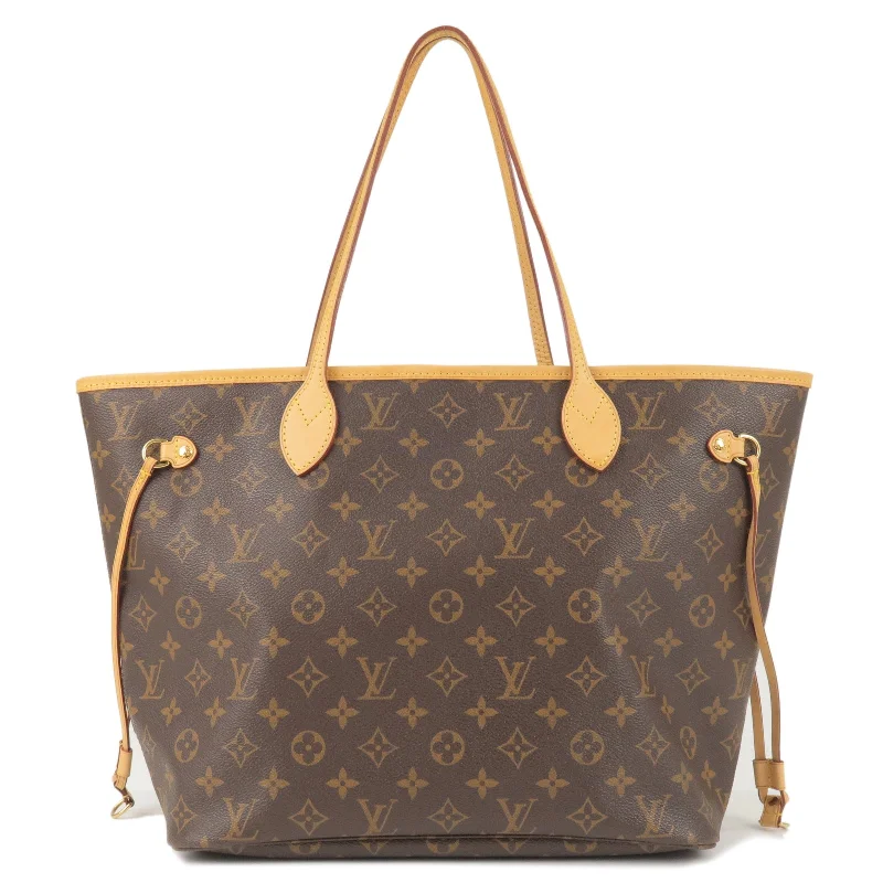 Louis Vuitton handbags with a metal - framed clasp for durabilityLouis Vuitton Monogram Neverfull MM Tote Bag Pivoine M41178