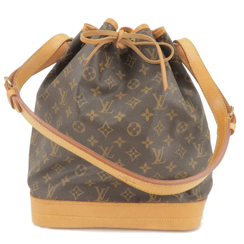 Louis Vuitton handbags with a metal - framed clasp for durabilityLouis Vuitton Monogram Noe Shoulder Bag Hand Bag M42224