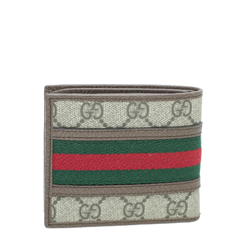 Women Gucci bags with a zippered interior pocketGucci Ebony GG Ophidia Wallet