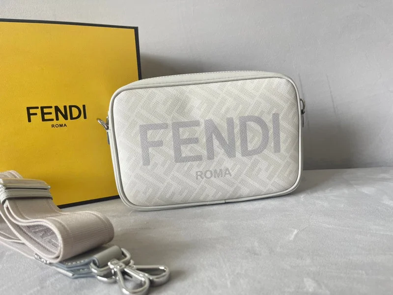 Fendi bags with a zip - top closure and a front - pocket for quick access to keys and cardsWF - Fendi Bags - 569