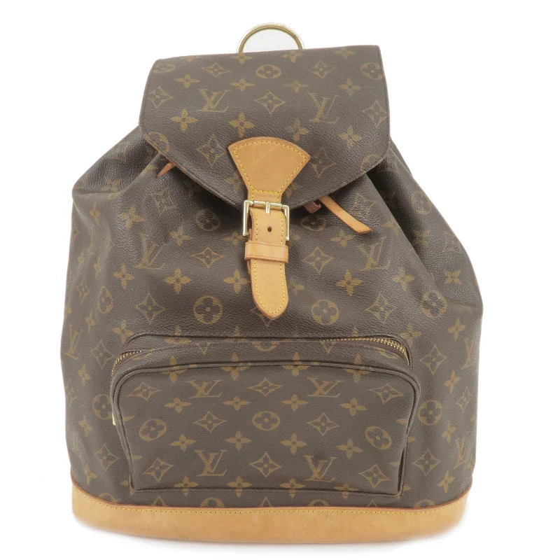 Medium - sized Louis Vuitton tote bags for work and shoppingLouis Vuitton Monogram Montsouris GM Back Pack M51135