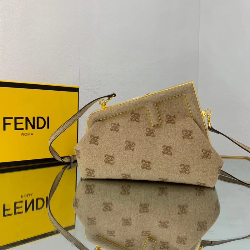 Fendi tote bags with a self - cleaning interior lining for easy maintenanceWF - Fendi Bags - 569