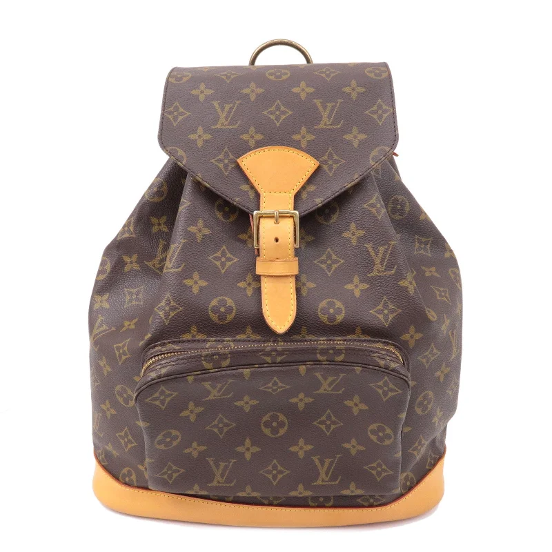 Louis Vuitton Twist bags with the iconic LV - turnlock closureLouis Vuitton Monogram Montsouris GM Back Pack Brown M51135