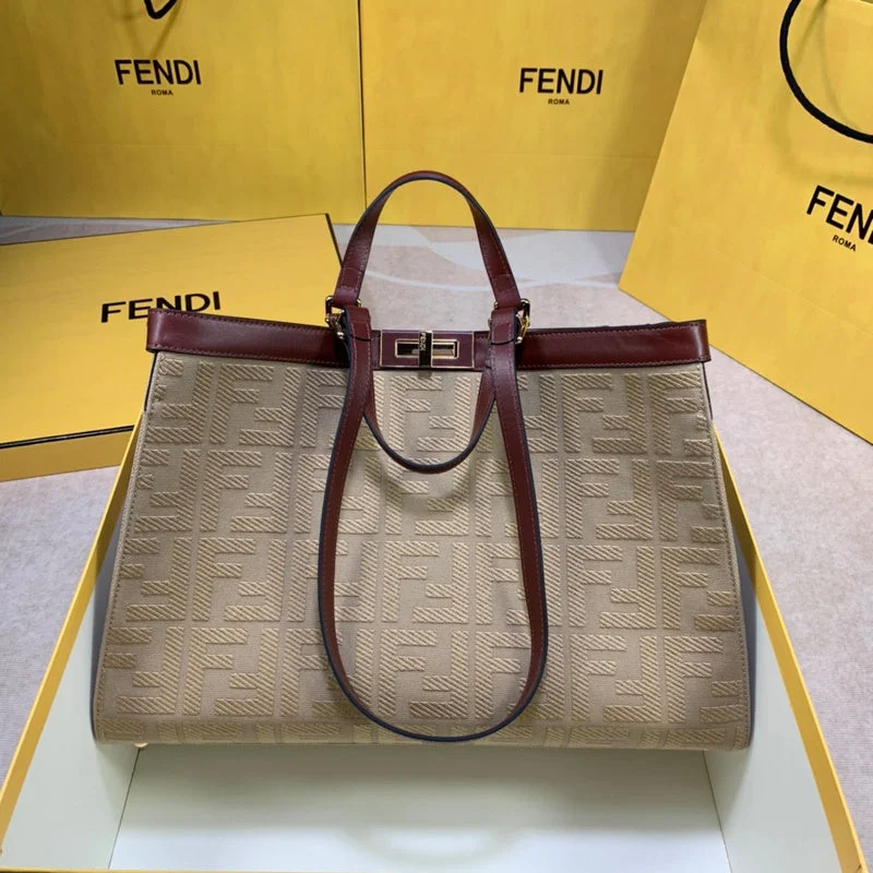 Ladies Fendi Peekaboo bags with a front - pocket organizer for quick access to essentialsWF - Fendi Bags - 548