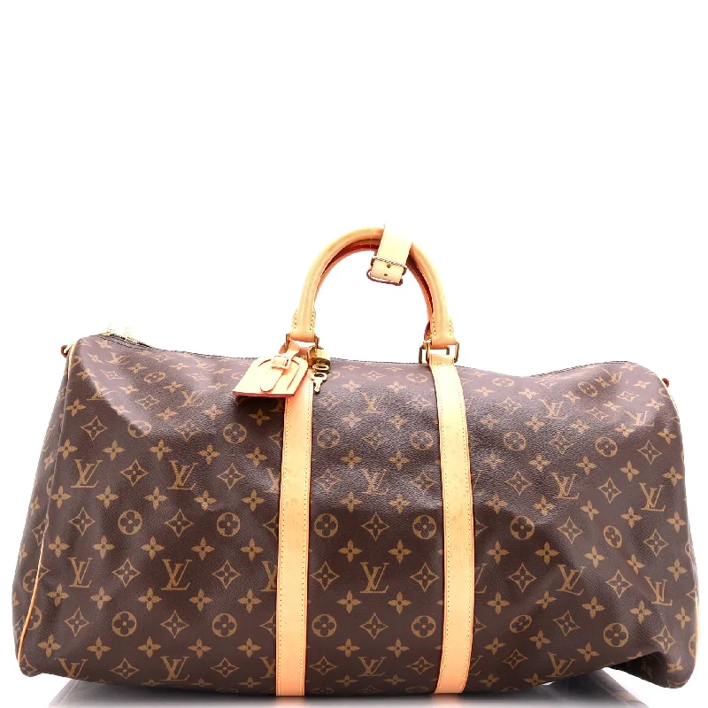 Keepall Bandouliere Bag Monogram Canvas 55