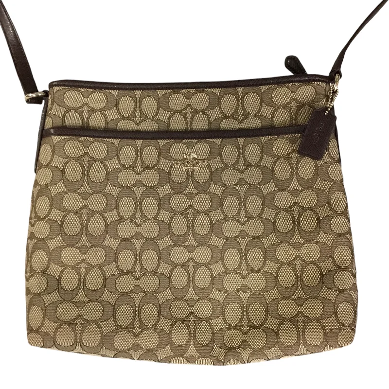 Ladies Coach shoulder bags with a magnetic - closure flap for easy accessCrossbody Designer By Coach, Size: Medium