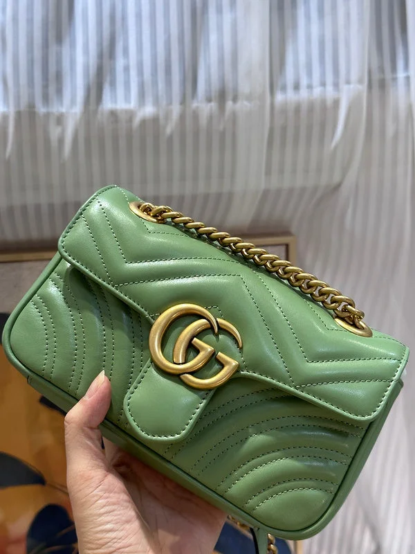 Women Gucci bags with a snap - button closure and a decorative charmWF - Gucci Bags - 12249