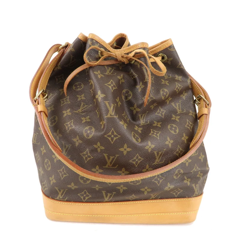 Louis Vuitton Speedy bags in monogram canvas for a classic lookLouis Vuitton Monogram Noe Shoulder Bag Brown M42224