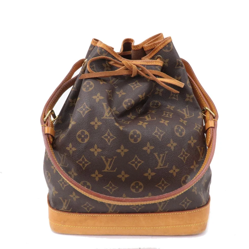 Louis Vuitton backpacks with a multi - pocket organization for functionalityLouis Vuitton Monogram Noe Shoulder Bag Hand Bag Brown M42224