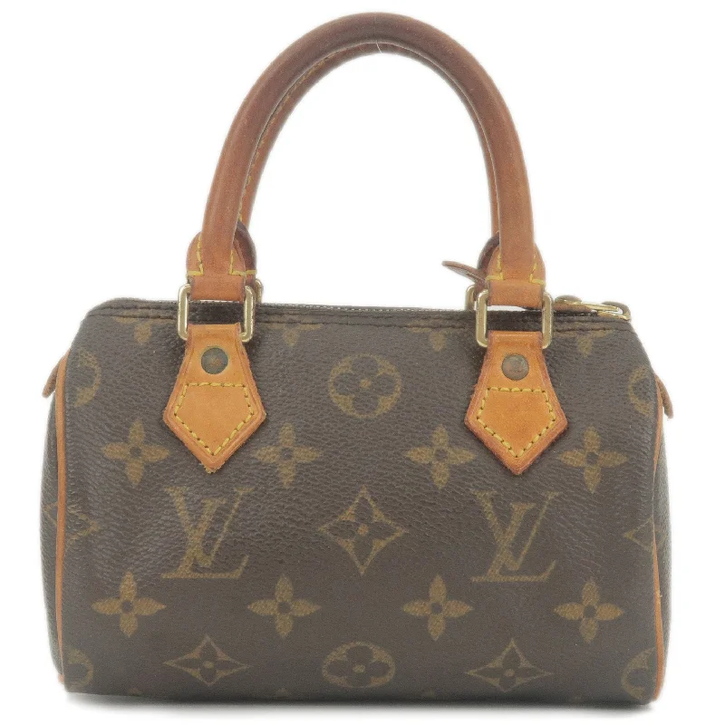 Louis Vuitton backpacks with a padded laptop compartment for travelLouis Vuitton Monogram Mini Speedy Mini Hand Bag M41534