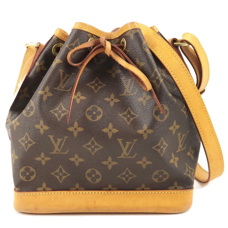 Louis Vuitton tote bags with a double - handle and shoulder - strap optionLouis Vuitton Monogram Noe BB Shoulder Bag Hand Bag M40817