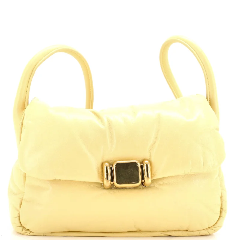 Pad Shoulder Bag Leather