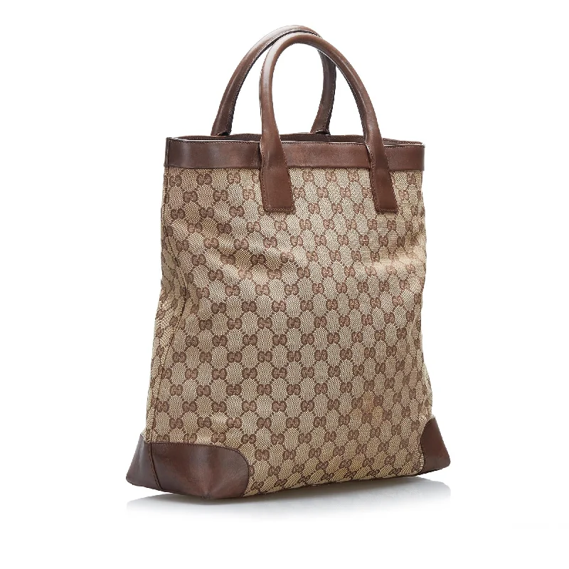 Gucci backpacks for women with a sleek silhouetteGucci GG Canvas Tote Bag (SHG-CeIPbG)