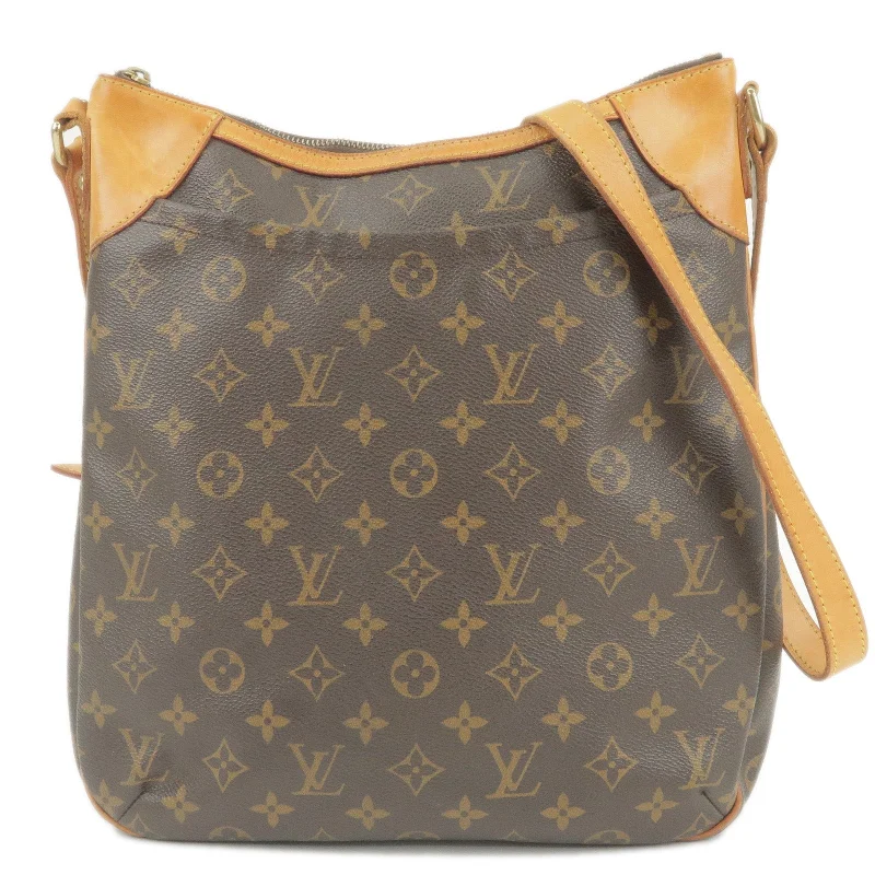 Louis Vuitton tote bags with a double - handle and shoulder - strap optionLouis Vuitton Monogram Odeon MM Shoulder Bag Hand Bag M56389