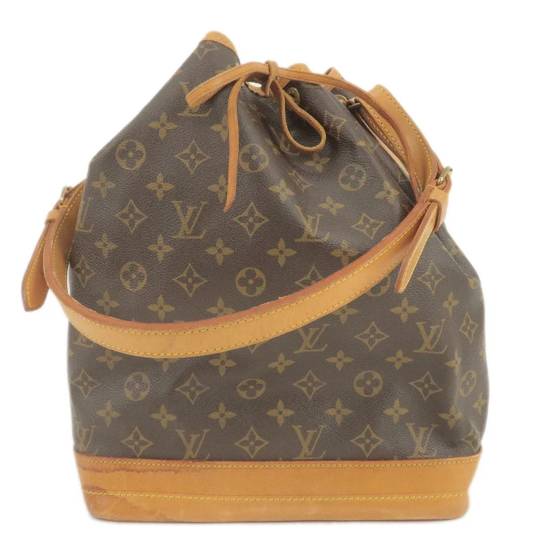 Louis Vuitton backpacks with a multi - pocket organization for functionalityLouis Vuitton Monogram Noe Shoulder Bag M42224