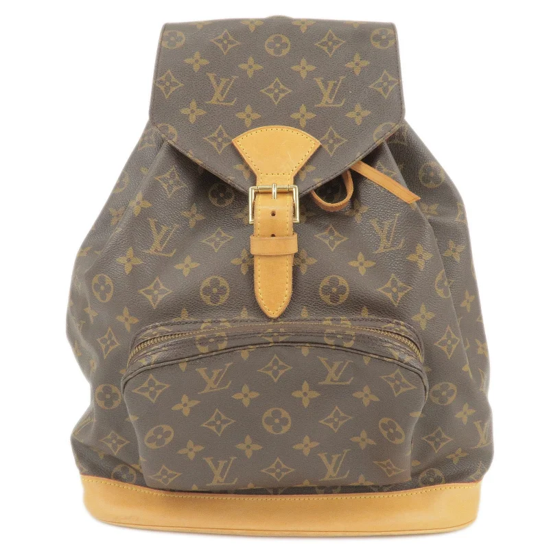 Medium - sized Louis Vuitton tote bags for work and shoppingLouis Vuitton Monogram Montsouris GM Back Pack M51135