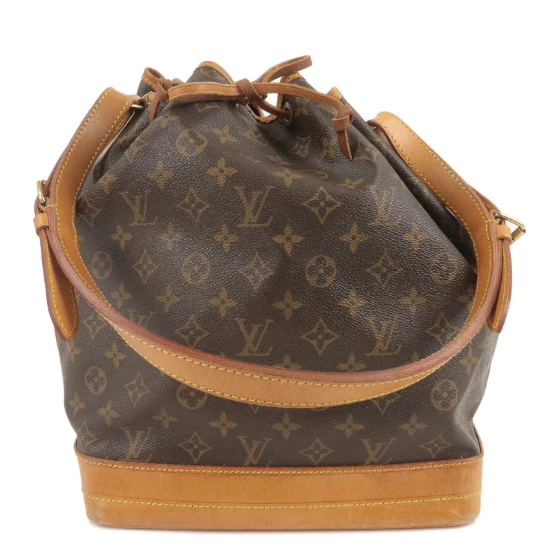 Louis Vuitton crossbody bags with a woven leather strap for textureLouis Vuitton Monogram Noe Shoulder Bag Hand Bag M42224