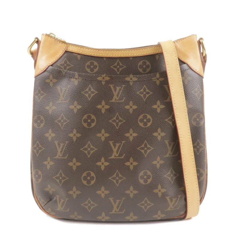 Louis Vuitton bags with a detachable mirror inside for on - the - go touch - upsLouis Vuitton Monogram Odeon PM Crossbody Shoulder Bag M56390