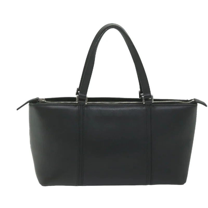 Minimalist Burberry Bags for a Sleek LookBurberry Hand Bag Leather Black Auth bs10561