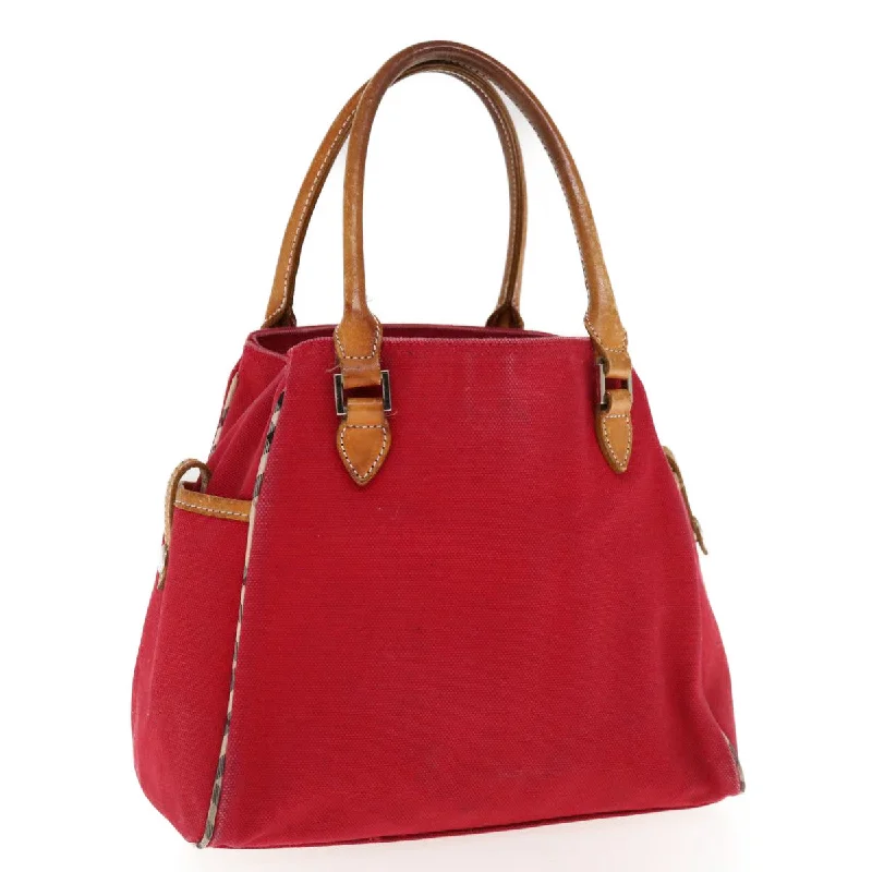 Affordable Replica - Looking Burberry BagsBURBERRY Hand Bag Canvas Red Auth ac2619