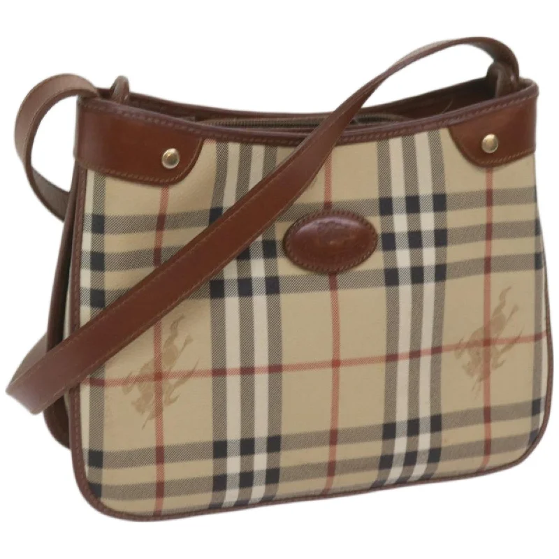 Affordable Replica - Looking Burberry BagsBURBERRYSs Nova Check Shoulder Bag PVC Beige Brown Auth 68178