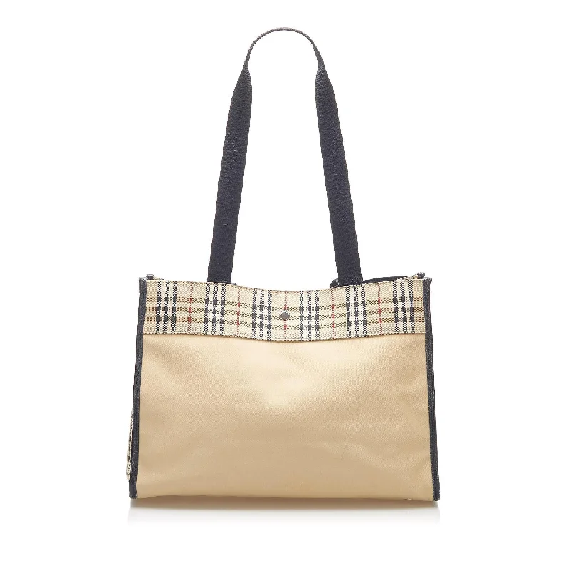 Minimalist Burberry Bags for a Sleek LookBurberry House Check Nylon Tote Bag (SHG-16629)