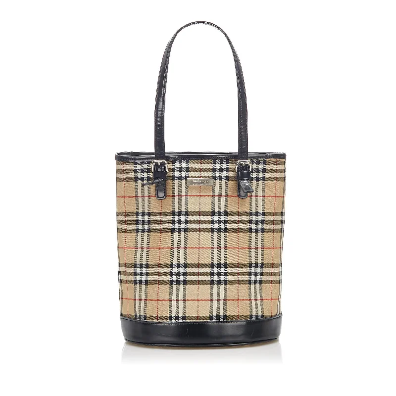 Stylish Burberry Tote Bags for Office UseBurberry House Check Canvas Tote Bag (SHG-16204)