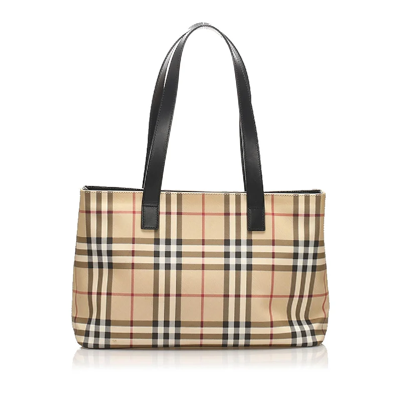 Compact and Portable Burberry Waist BagsBurberry House Check Canvas Shoulder Bag (SHG-11703)