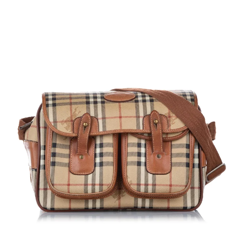 Customizable Burberry Bags with Personalized CharmsBurberry Haymarket Check Crossbody Bag (SHG-17019)