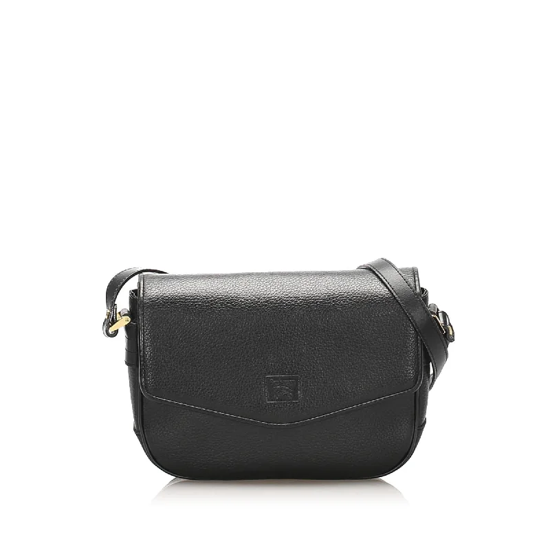 Dark - Hued Burberry Bags for a Sophisticated LookBurberry Leather Crossbody Bag (SHG-11146)