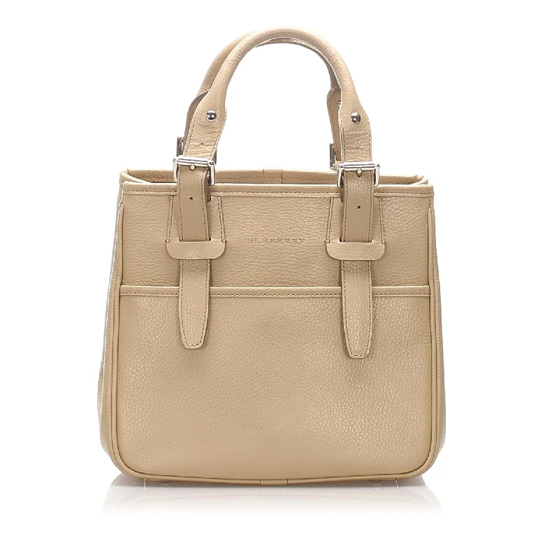 Burberry Bags with Adjustable Shoulder Straps for ComfortBurberry Leather Handbag (SHG-12243)