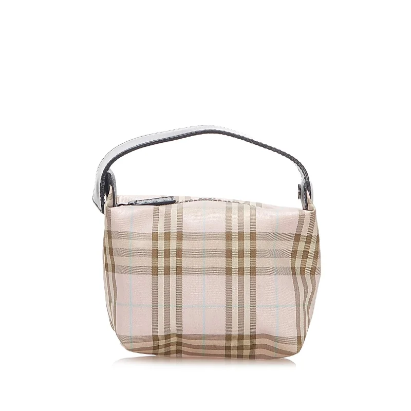 Minimalist Burberry Bags for a Sleek LookBurberry House Check Canvas Handbag (SHG-17143)