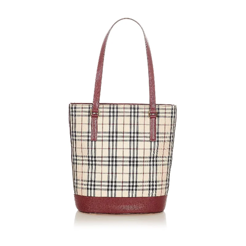 Compact Burberry Clutch Bags for WeddingsBurberry House Check Canvas Tote Bag (SHG-20825)